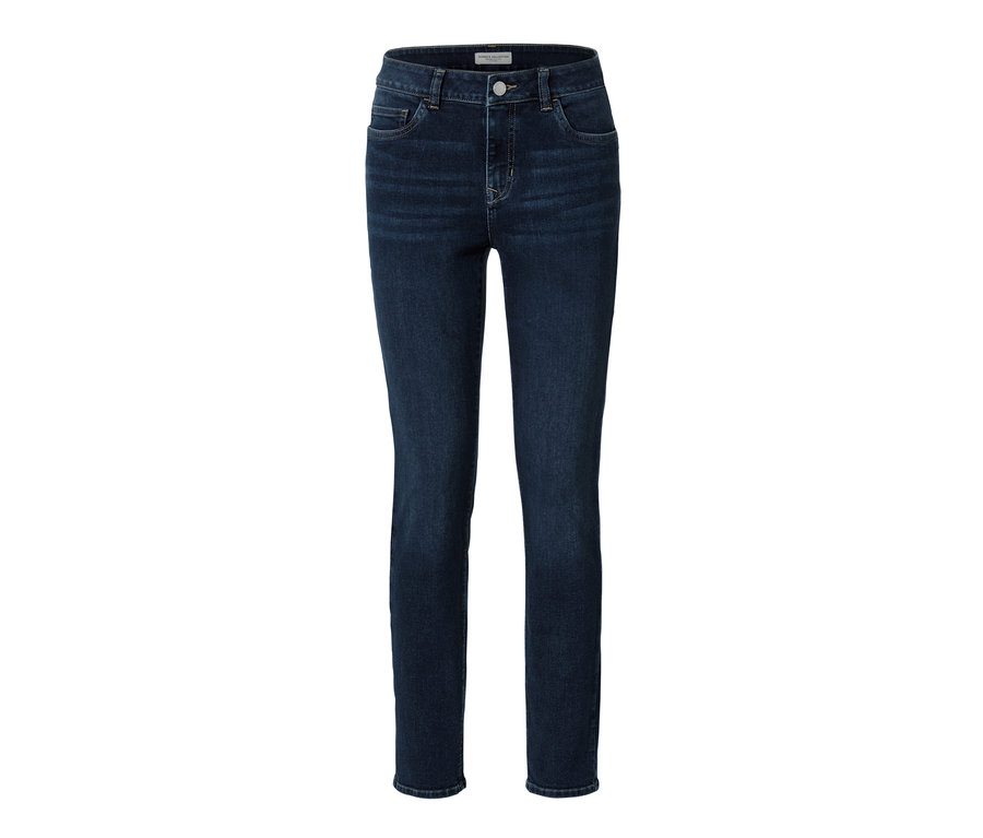 Jean Slim – Fit « Emma » bleu marine sur fond blanc.
