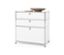 Commode en métal blanche « CN3 » avec 3 tiroirs.