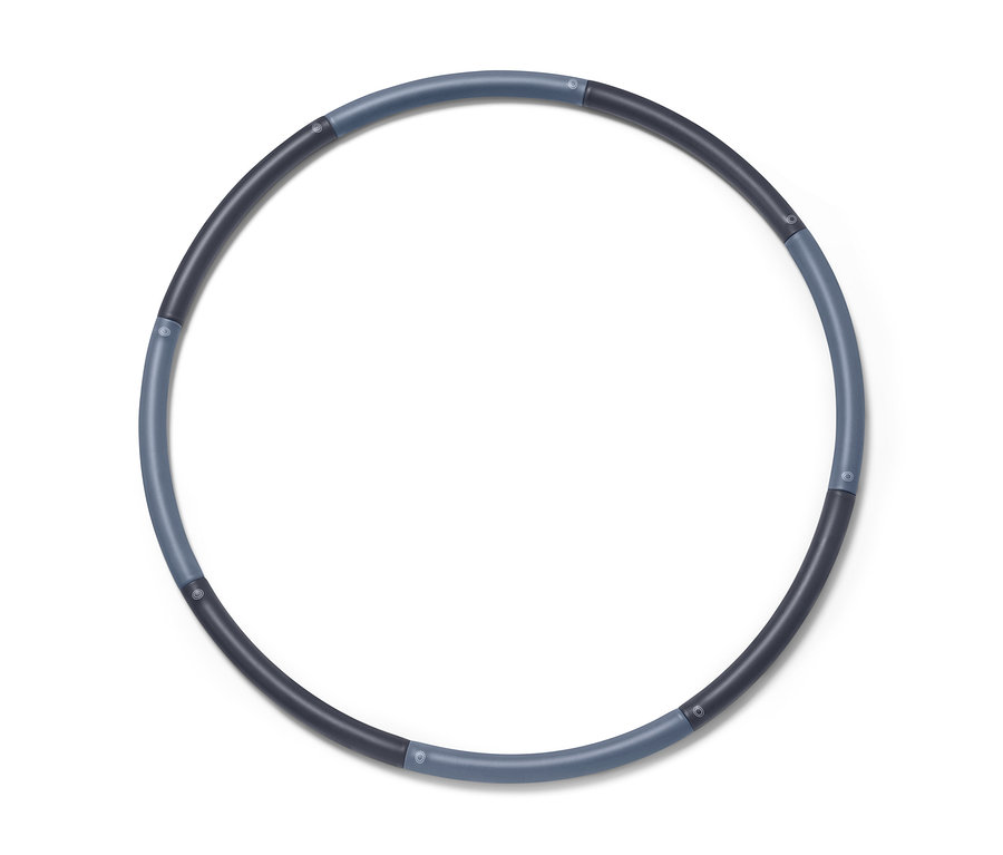 Un cerceau de fitness gris.