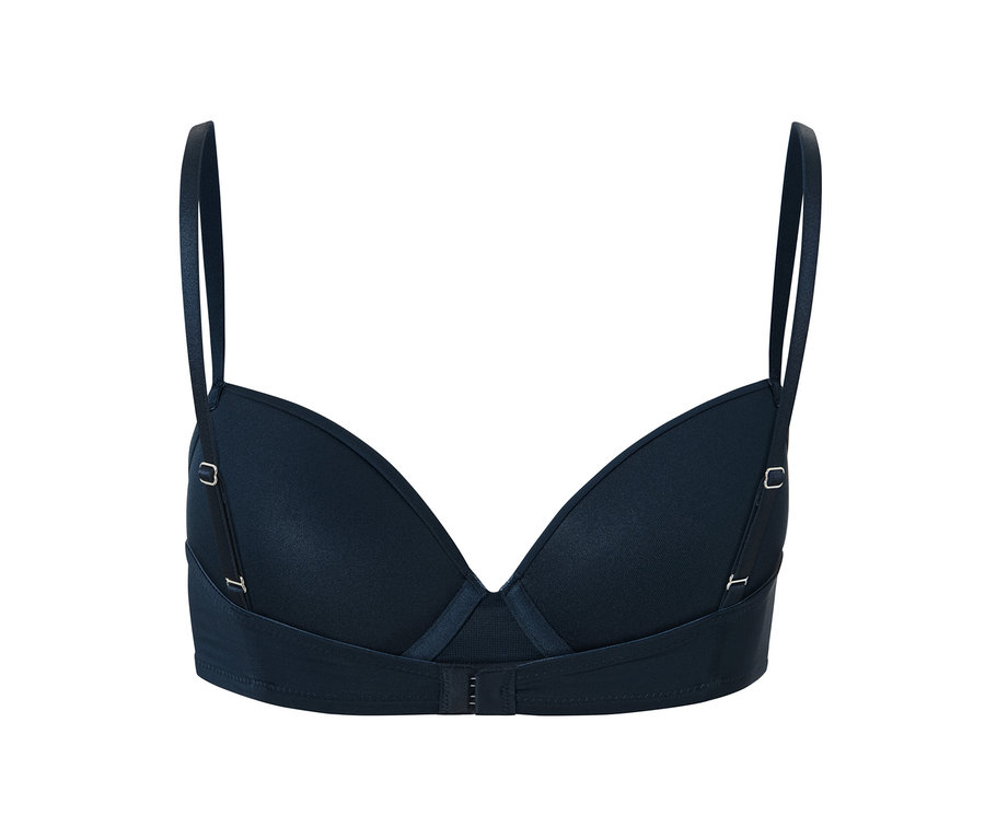 Vue détaillée de l'arrière d'un des 2 soutiens-gorge à coques.