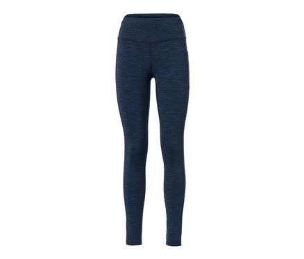 Legging de sport bleu marine.