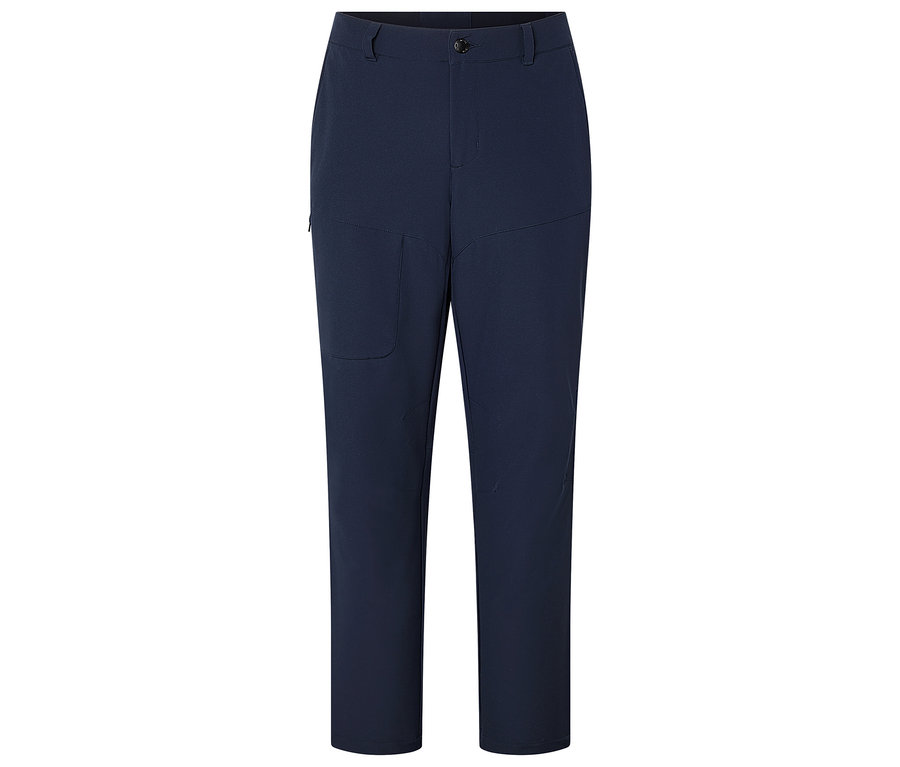 Pantalon bleu marine avec poche.