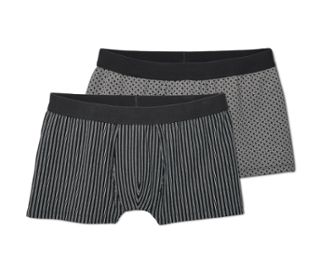 1x noir-blanc à rayures, 1x noir-blanc imprimé intégral