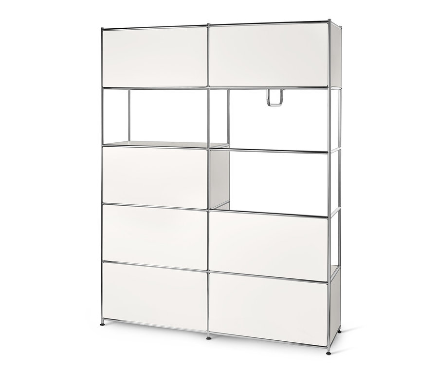 Système d'armoires en métal « CN3 », blanc.