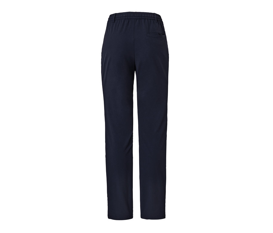 Pantalon de jogging softshell bleu foncé sur fond blanc.