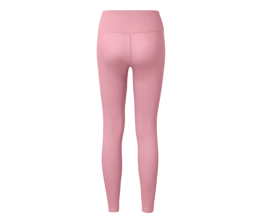 Legging de sport réversible rose, vue de dos.