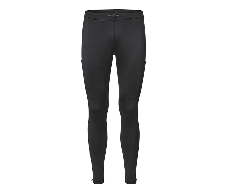 Legging thermique noir sur fond blanc.