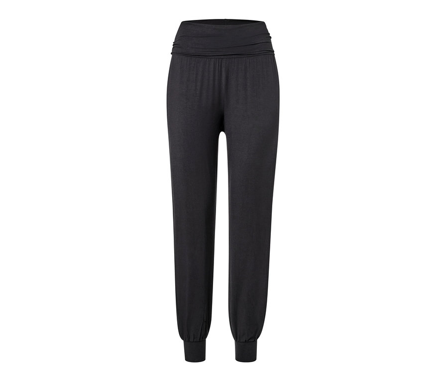 Pantalon de yoga noir.