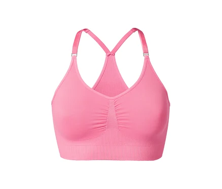 Brassière de sport Seamless rose vif.