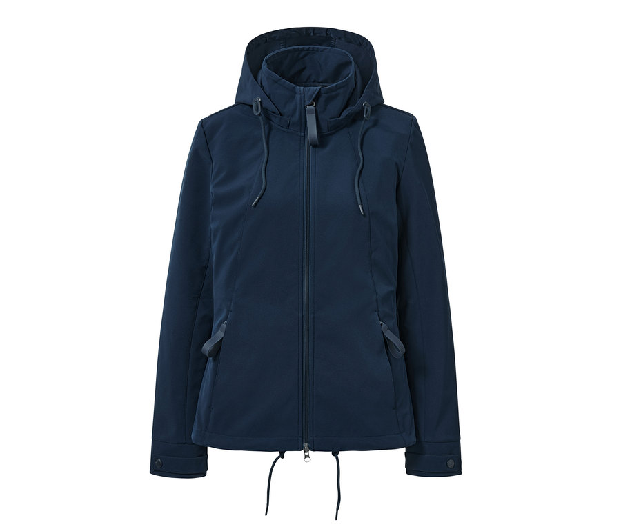 Veste softshell bleu marine.