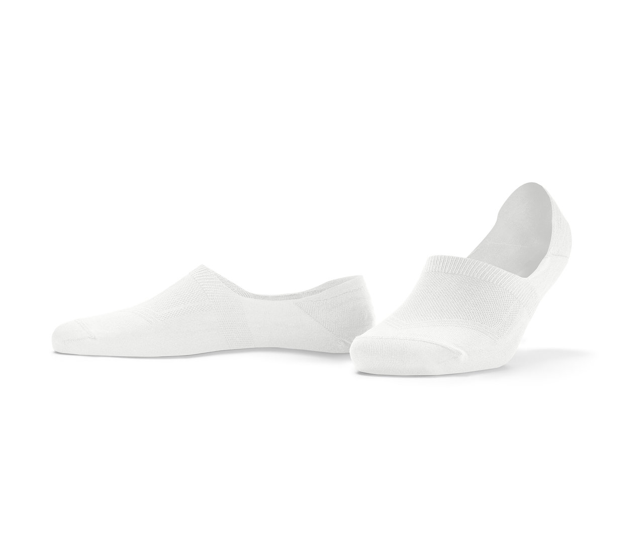 Deux paires de socquettes de sport blanches.
