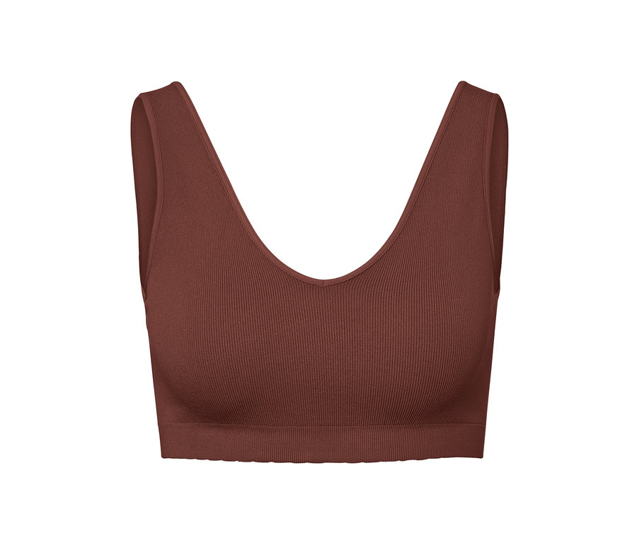 Brassière Seamless marron.