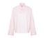 Chemisier oversize Seidensticker rose avec rayures blanches.
