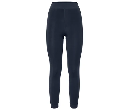 Leggings bleu marine à taille haute.