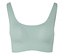 Soutien-gorge de sport bleu clair sans information sur le produit.