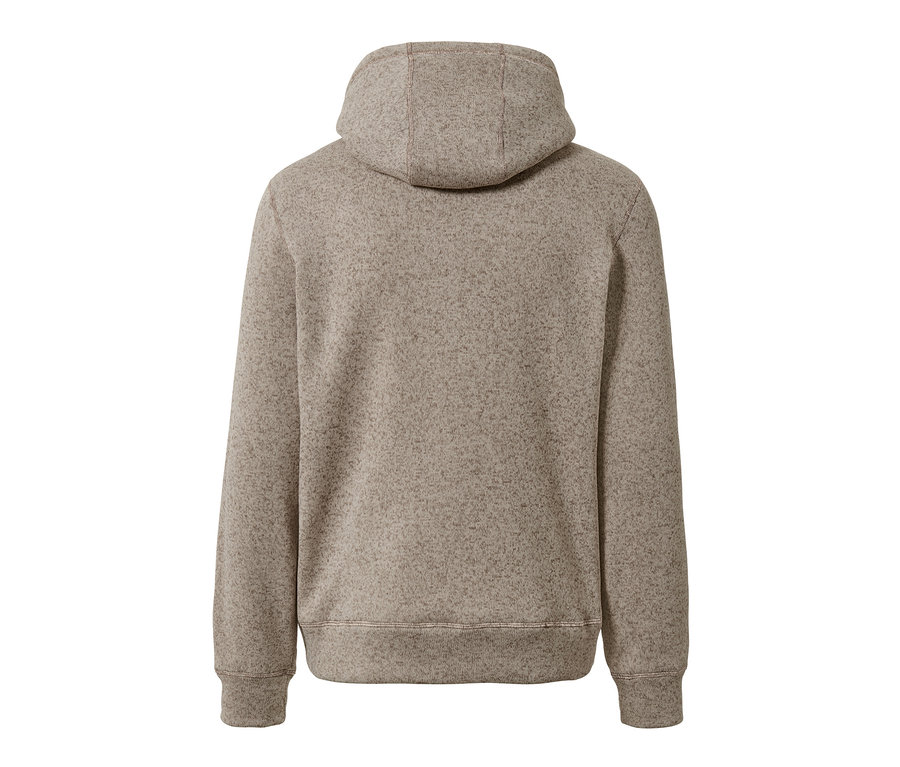 Vue arrière d'une veste en maille polaire.