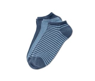 1 x bleu foncé, 1 x bleu clair, 1 x bleu foncé-bleu clair à rayures