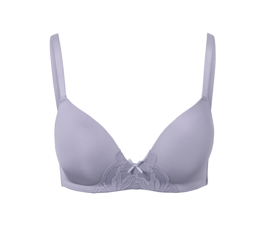 Soutien-gorge à coques souples violet.