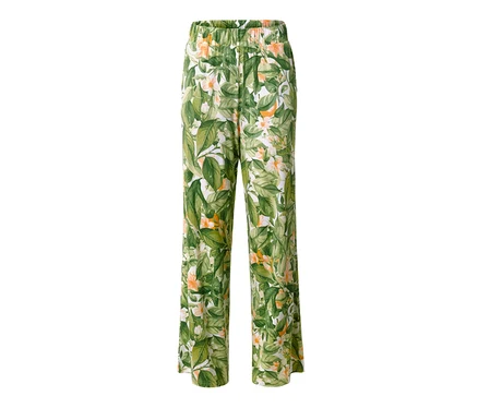 Pantalon palazzo imprimé.