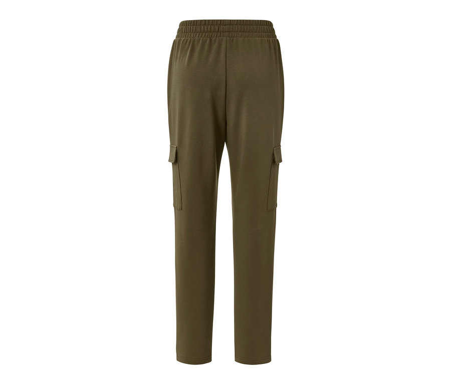 Pantalon de jogging kaki à poches cargo.