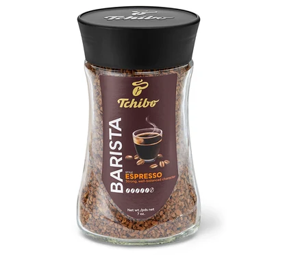 Un pot de café soluble Style Barista Espresso.