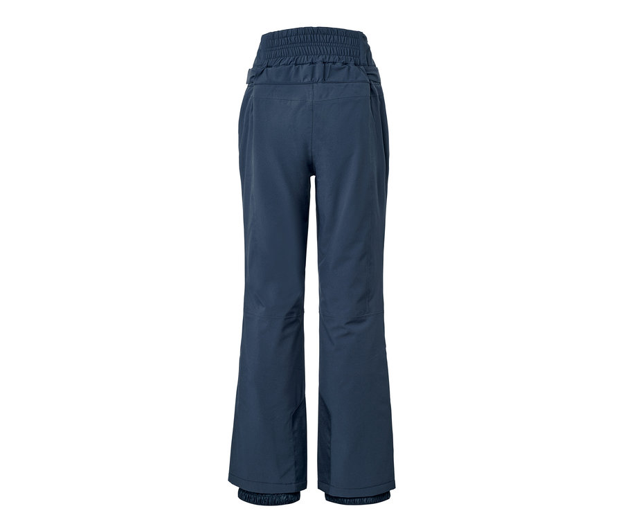 Pantalon de ski taille haute bleu.