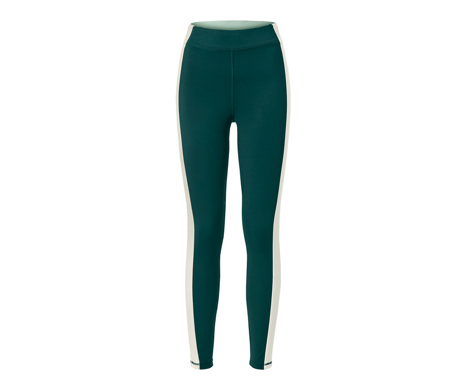 Legging de sport vert foncé.