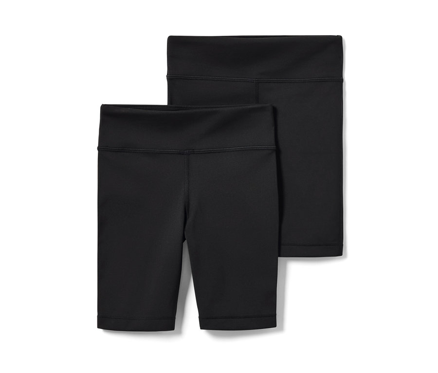 Deux cyclistes de sport noirs pour enfant.