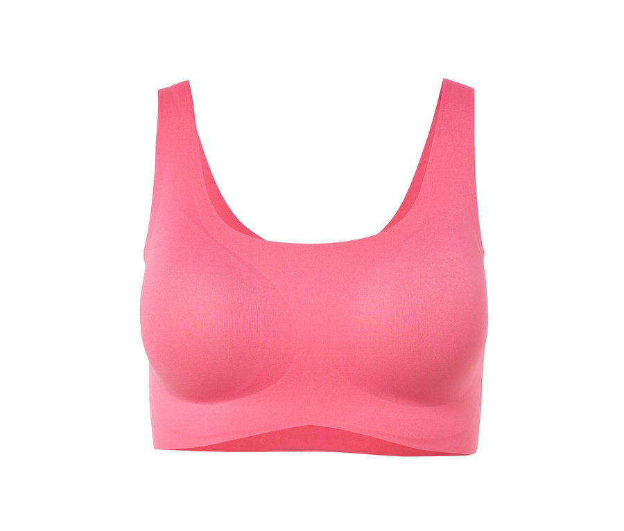 Bustier confortable rose vif « bonded ».