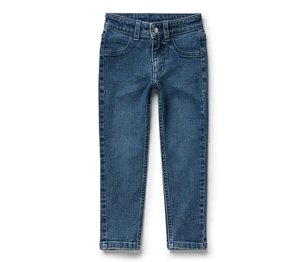 Un jean bleu pour enfant – Fit « Jonas » posé sur un fond blanc.