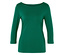 T-shirt vert à manches 3/4.
