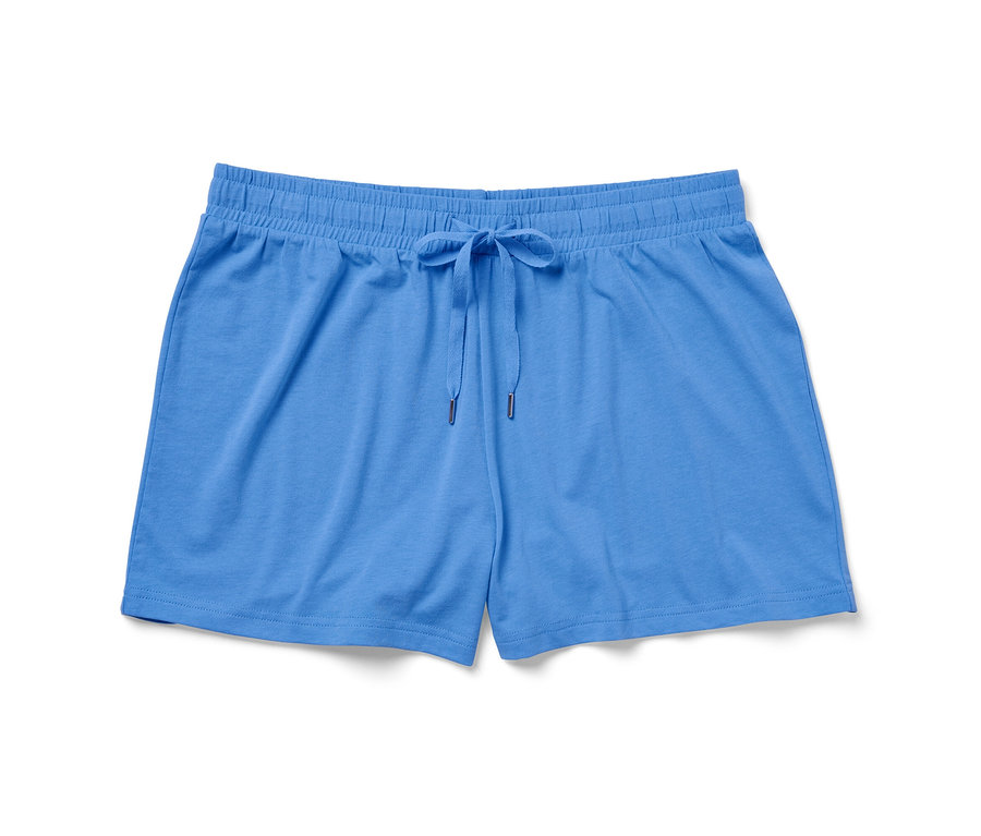 Short bleu.
