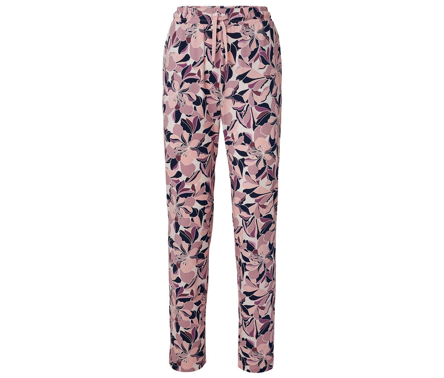Pantalon avec motif floral.