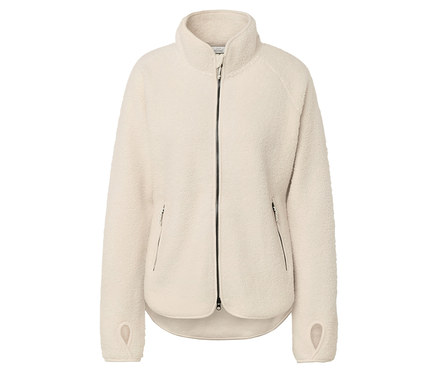 Veste en polaire Teddy, blanc-crème
