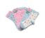 Cinq paires de chaussettes pour enfant, motif fleuri.
