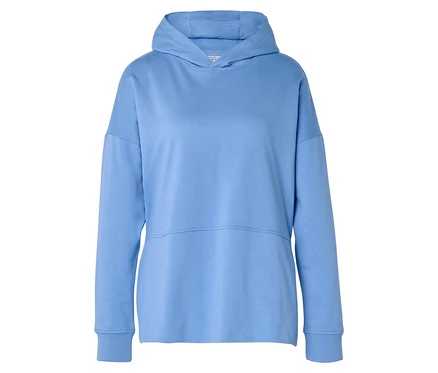 Sweat à capuche bleu clair