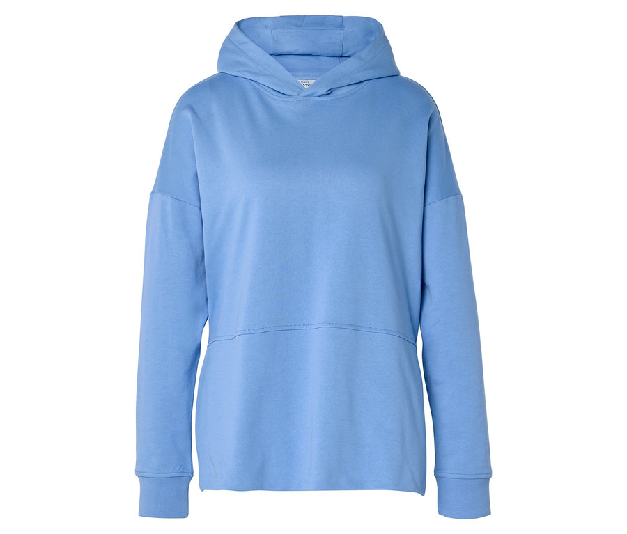 Sweat à capuche bleu clair