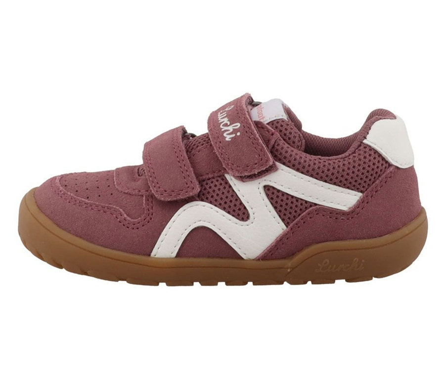 Une seule chaussure rose pieds nus LURCHI Jamin, pointure 31-35.
