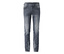 Denim noir moyennement foncé