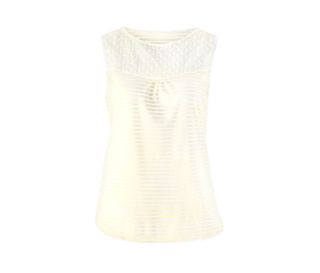 Blanc-jaune à rayures