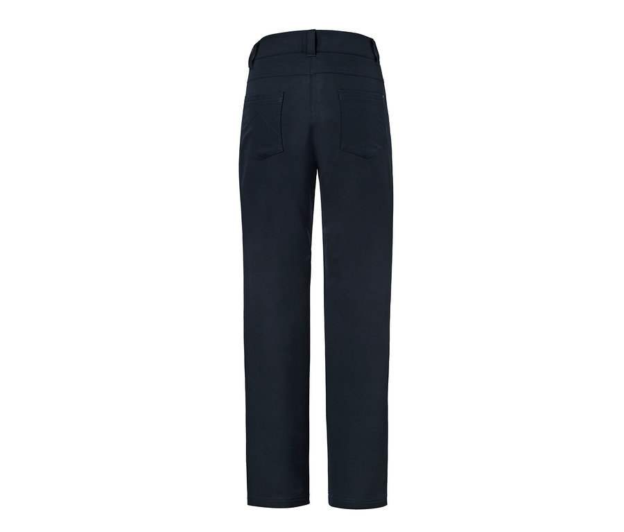 Vue détaillée de l'arrière d'un pantalon thermique.