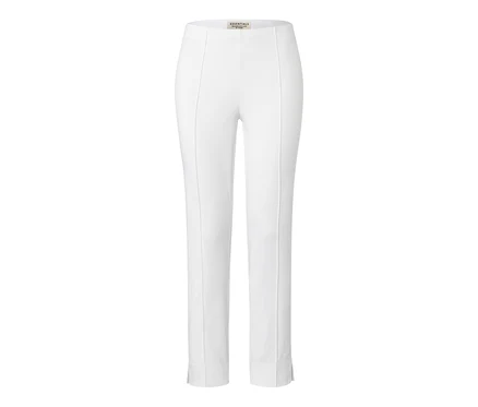 Pantalon stretch blanc.