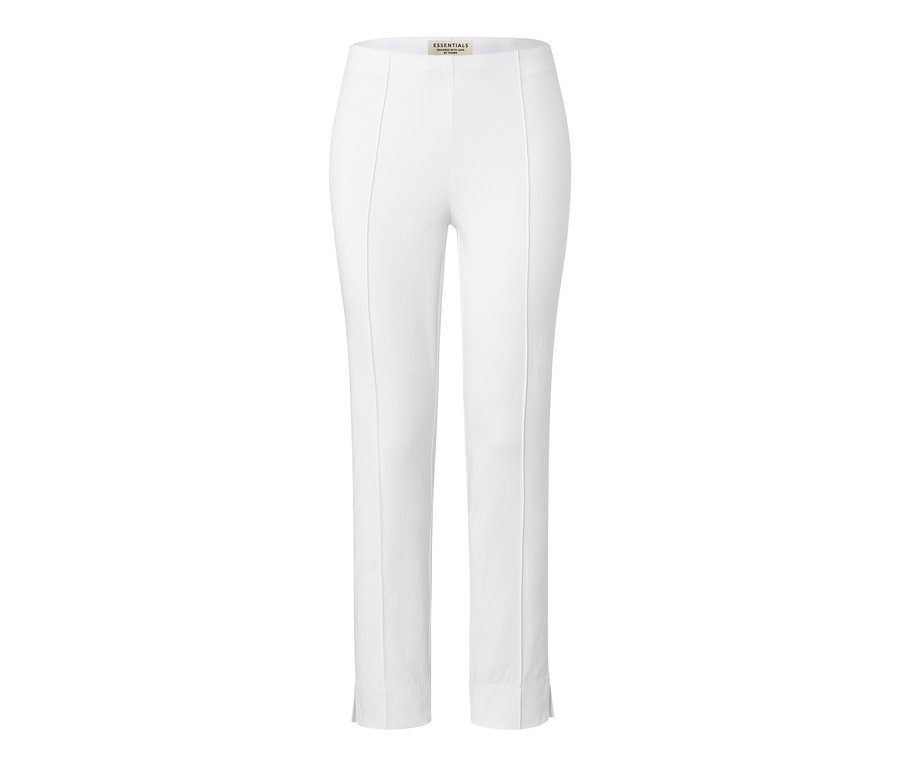 Pantalon stretch blanc.