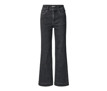 Jean large noir coupe Viki.