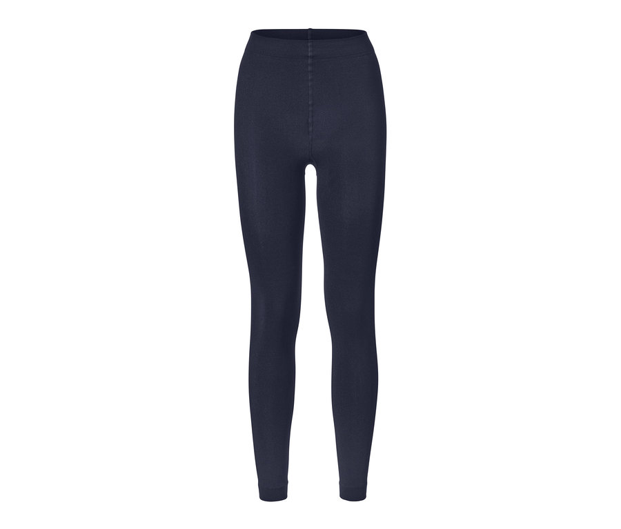 Legging thermique bleu.