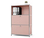 Commode en métal « CN3 » avec 2 compartiments à abattants, vieux rose - /img/gwgX20BV/64/image.jpeg