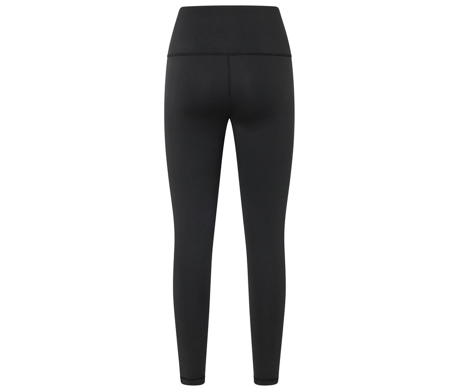 Leggings noirs taille haute vus de dos.
