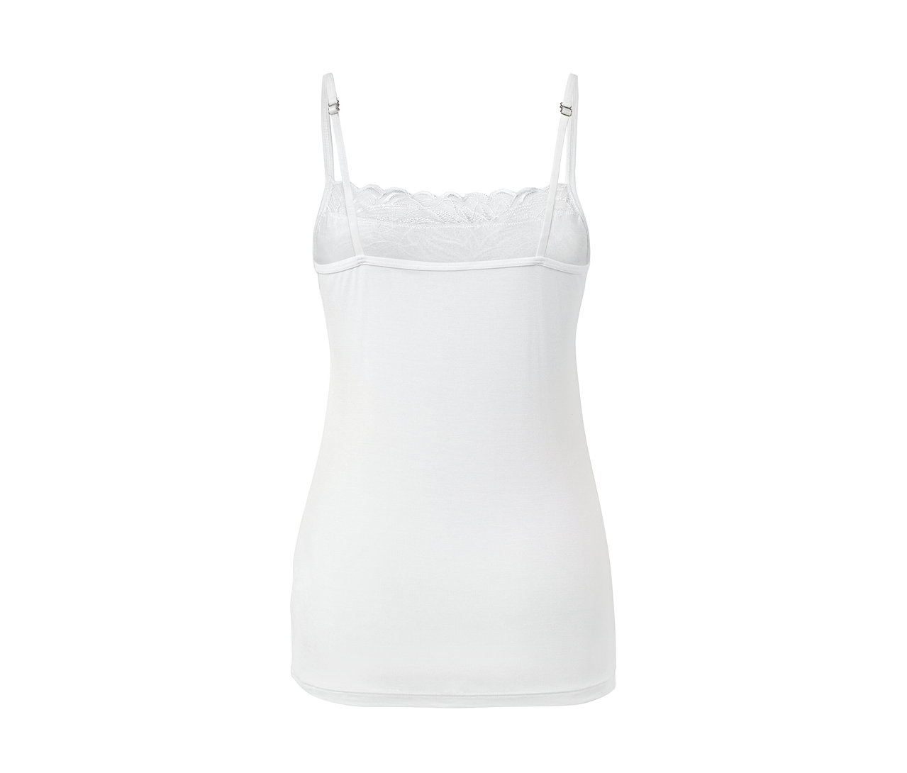 Caraco blanc avec de la dentelle.