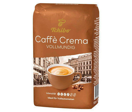 Paquet de café en grains Caffè Crema Vollmundig - 500g.