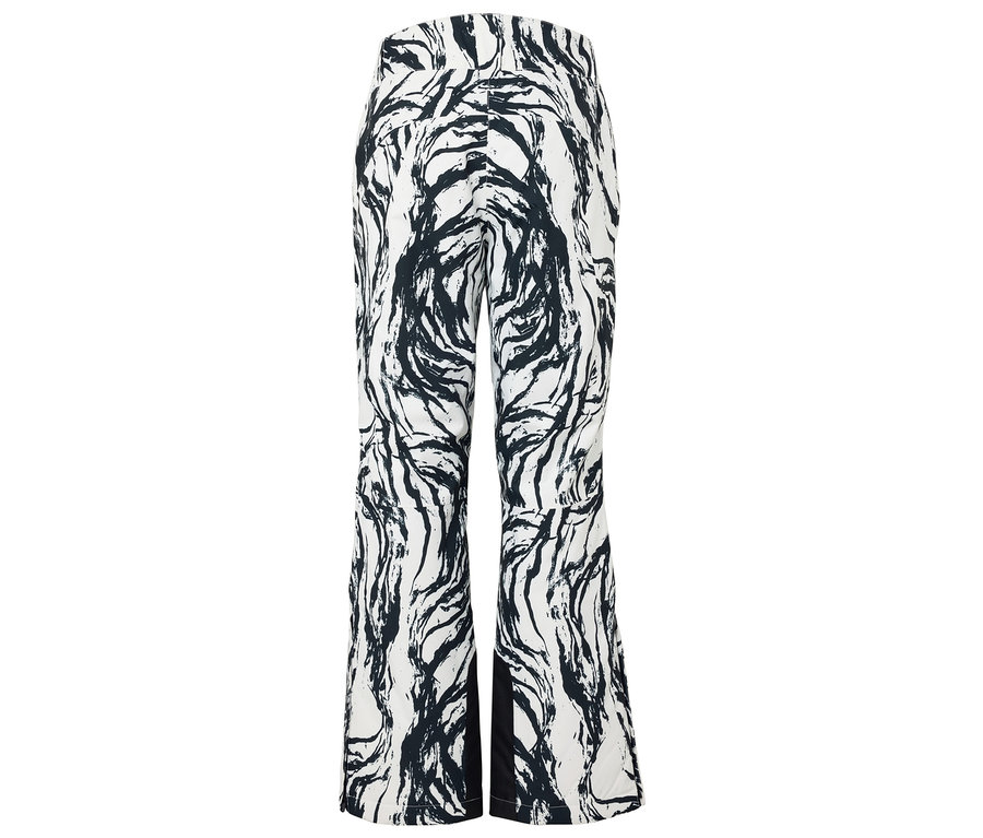 Pantalon à motif zébré.